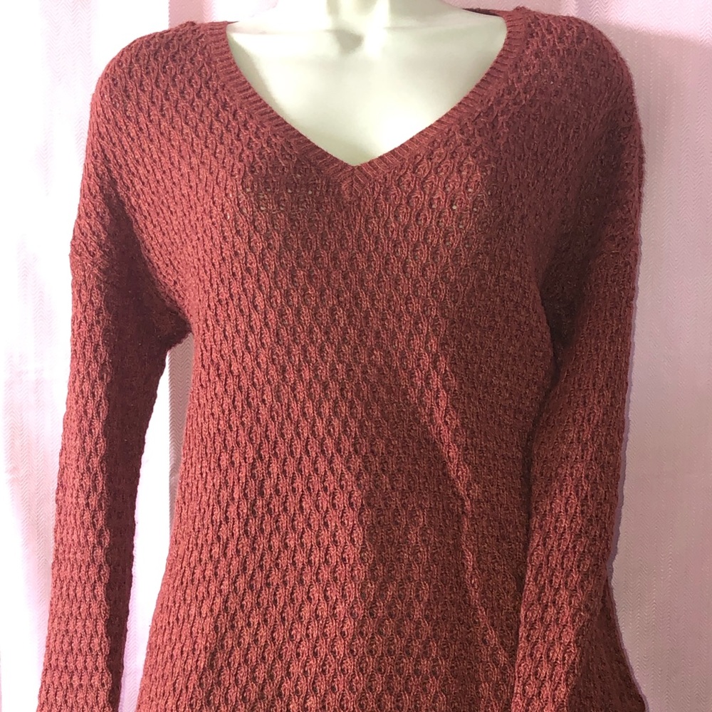 Knitted long sleeve top